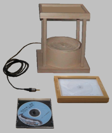 「スカラー波変換器」+「磁流の基本経路図」+「スカラー波信号用CD/DVD」のセット